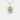 Hammered Gold and Diamond Pendant