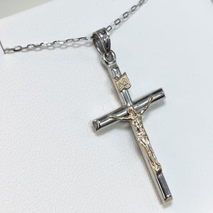 14K Crucifix Necklace