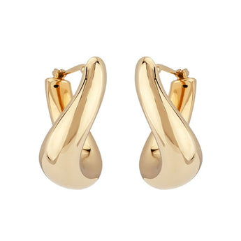 "Twist" - 14K Gold Earrings - RagnarJewellers