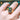 "V" Emerald Stacking Ring