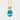 "Blue Pineapple" Pendant
