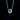 Bezel Set Blue Topaz Pendant