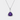 Trillion Amethyst Pendant with Diamonds
