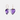 Amethyst Heart Earrings
