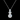 Graduated Cultured Diamond Pendant