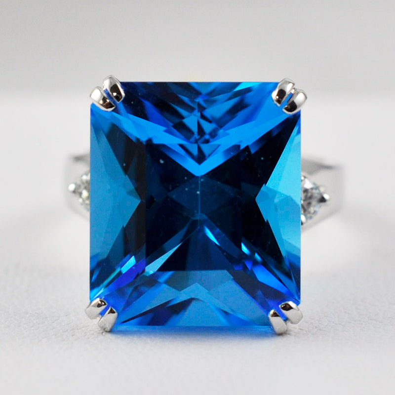 Blue Topaz Ring