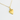 Satin Gold Heart Pendant