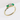 Cultured Diamond and Emerald Ring
