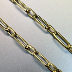 14K Paperclip Chain