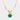Emerald Angel Pendant