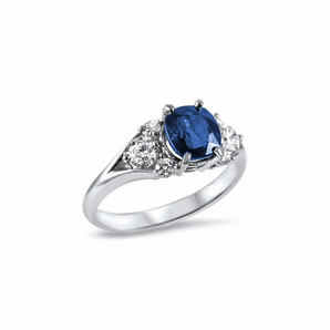 Sapphire and Diamond Ring - RagnarJewellers
