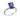 14K Sapphire and Lab Grown Diamond Ring
