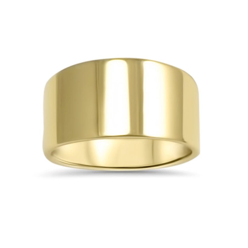 10MM Gold Ring - RagnarJewellers