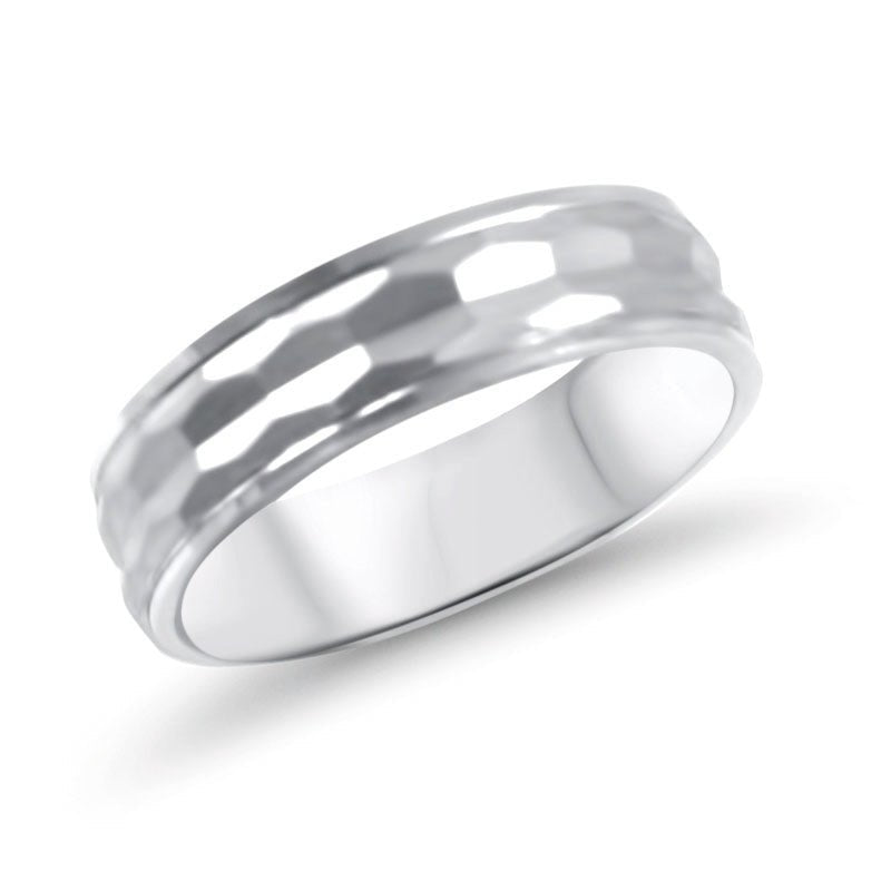 14K White Gold Ring for Men - RagnarJewellers