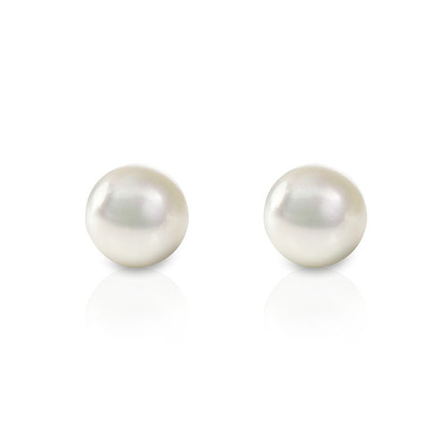 AAA Quality Akoya Pearl Studs - RagnarJewellers