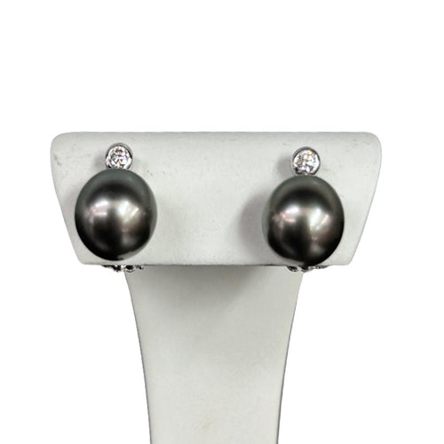 Black Pearl Earrings - RagnarJewellers