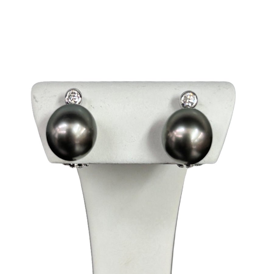 Black Pearl Earrings - RagnarJewellers