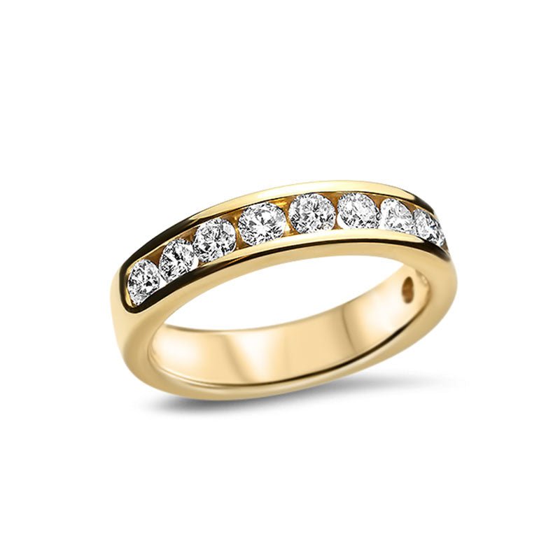 Channel Set Diamond Band - RagnarJewellers