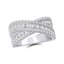 Load image into Gallery viewer, Crossover Diamond Ring - RagnarJewellers
