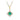 Diamonds and Emerald Pendant - RagnarJewellers