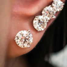 Load image into Gallery viewer, &quot;Martini&quot; Diamond Studs - RagnarJewellers
