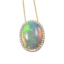 Load image into Gallery viewer, Opal and Diamonds Pendant - RagnarJewellers
