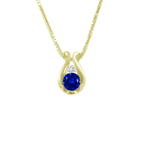 Sapphire Pendant - RagnarJewellers