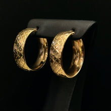 Load image into Gallery viewer, Textured Hoops - RagnarJewellers

