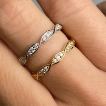 Load image into Gallery viewer, &quot;Twist&quot; Stacking Band - RagnarJewellers
