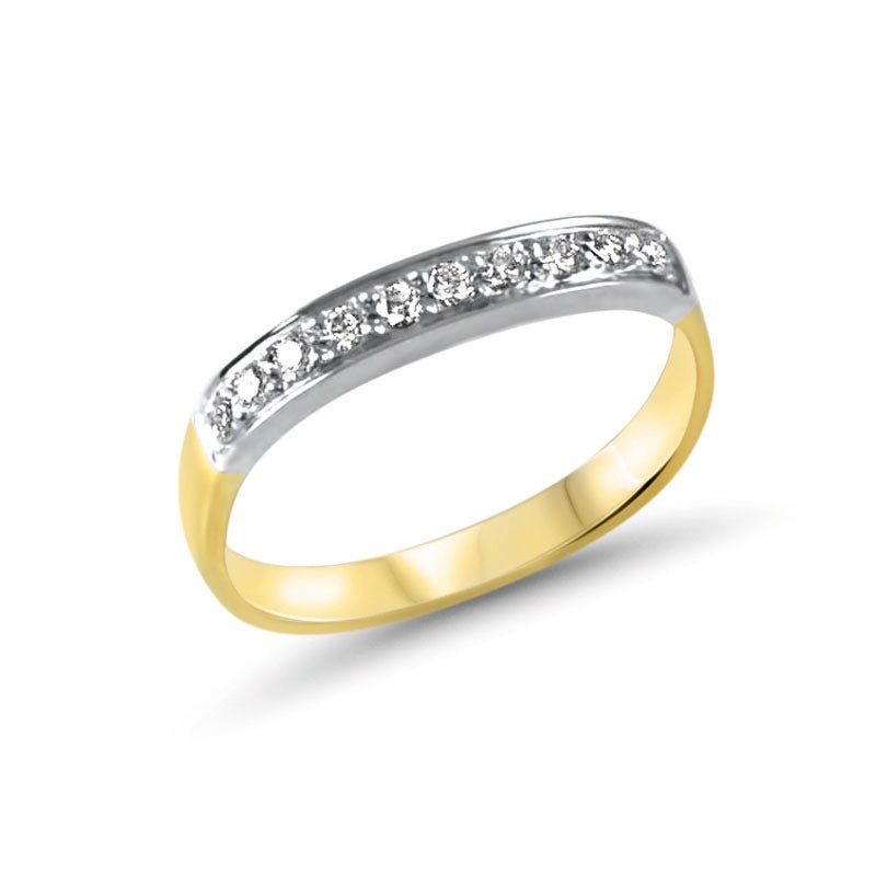 White and Yellow Diamonds Ring - RagnarJewellers