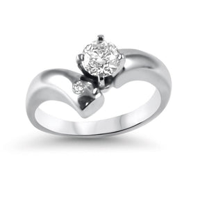 White Gold and Diamond Ring - RagnarJewellers