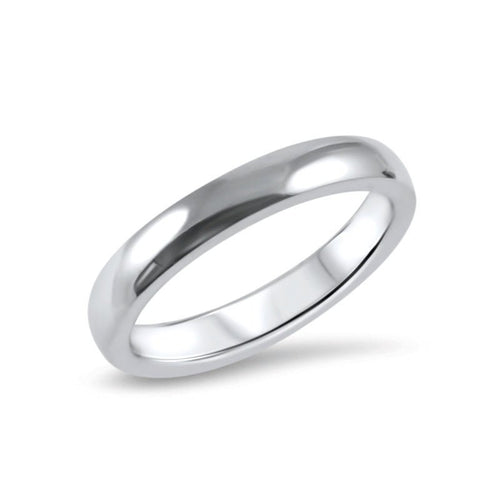 White Gold Band - RagnarJewellers