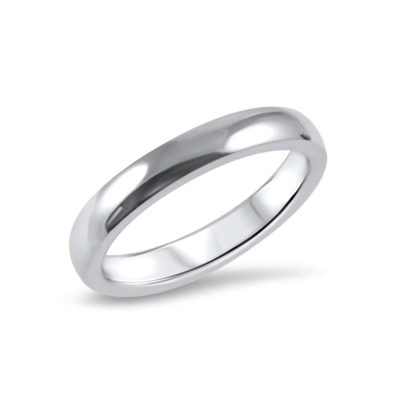 White Gold Band - RagnarJewellers